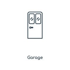 garage icon vector
