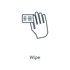 wipe icon vector