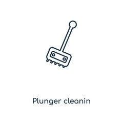 plunger cleanin icon vector