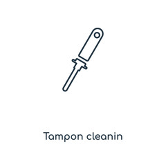 tampon cleanin icon vector