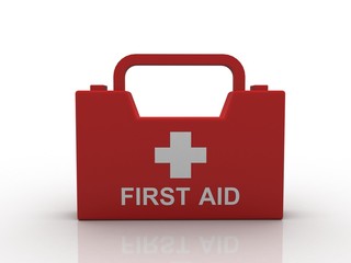 3d rendering First aid kit