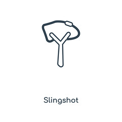 slingshot icon vector