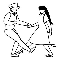 tropical dancers design