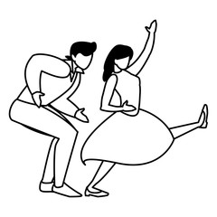 couple of dancers design