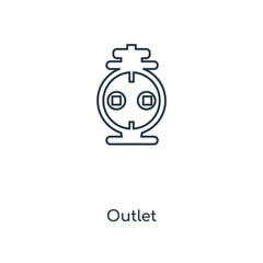 outlet icon vector