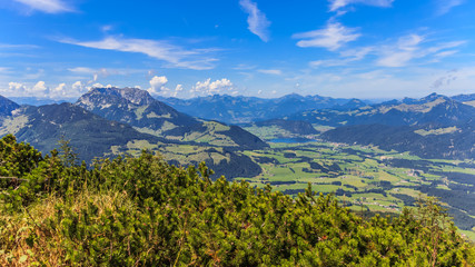 Beautiful alpine view at Koessen - Austria