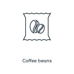 coffee beans icon vector