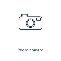 photo camera icon vector