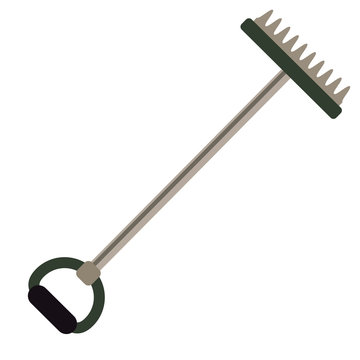gardening rake tool icon