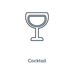 cocktail icon vector