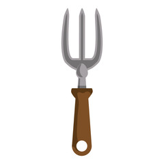 gardening rake tool icon