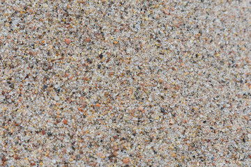 Close-up shot of a white sand