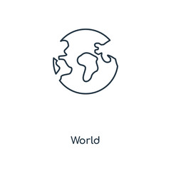 world icon vector