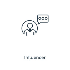 influencer icon vector