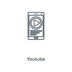 youtube icon vector