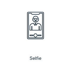 selfie icon vector