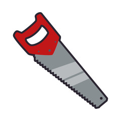 carpentry saw tool icon