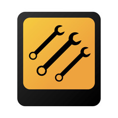 wrenchs set keys mechanic tools in label