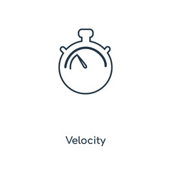 velocity icon vector