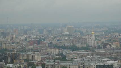 Fototapeta na wymiar Building Kiev with multi-apartment buildings