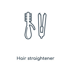 hair straightener icon vector