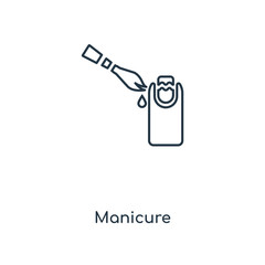 manicure icon vector
