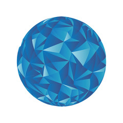 abstract sphere isolated icon