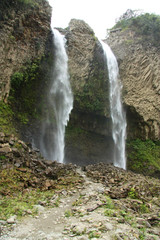 Big waterfalls in Ecuador