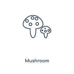 mushroom icon vector