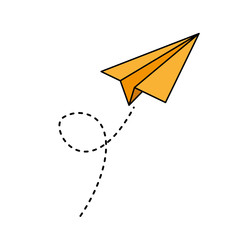 paper airplane flying icon