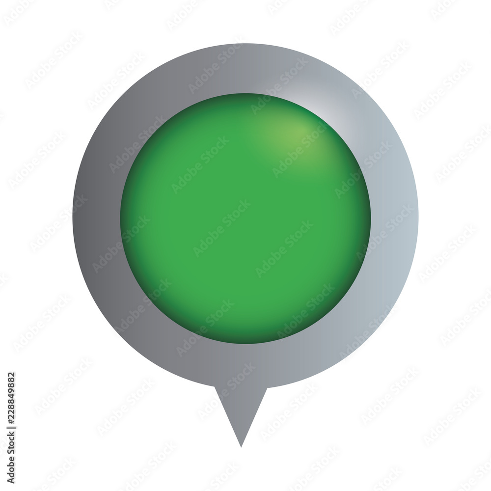 Poster pin pointer location icon