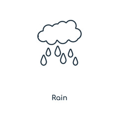 rain icon vector