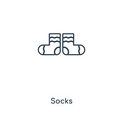 socks icon vector