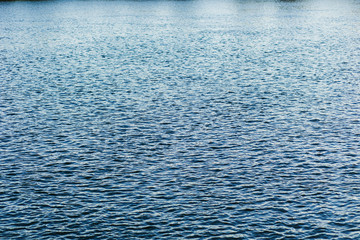 Beautiful waves on the black sea, close up. blue water