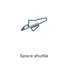 space shuttle icon vector