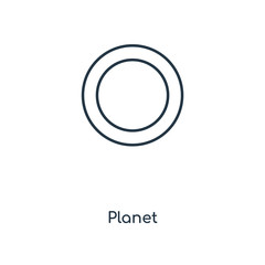 planet icon vector