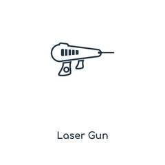 laser gun icon vector