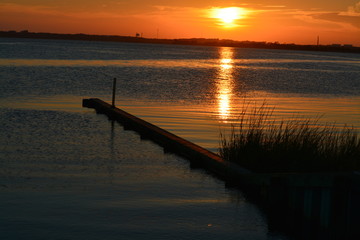 Obraz premium Golden sunet