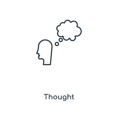 thought icon vector icon vector