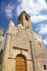 Fototapeta na wymiar 14th Century Church of Divino Salvador, Spain.