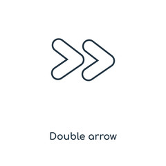 Fototapeta premium double arrow icon vector