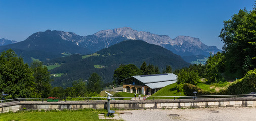 Fototapeta na wymiar Beautiful alpine view at the Obersalzberg - Berchtesgaden - Bavaria - Germany