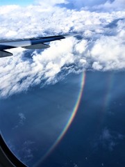 Fototapeta na wymiar 飛行機の上から見た沖縄