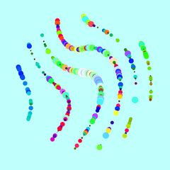 abstract vector background-Dot Graphics