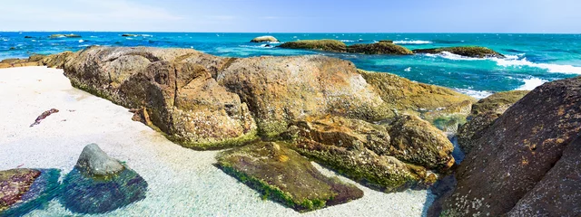 South China sea Vietnam coast rocks
