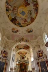 Innenansicht Schlosskirche Insel Mainau 