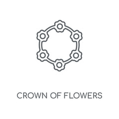 crown of flowers icon