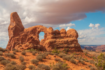Scenic Turret Arch Arches National Park Utah © equigini