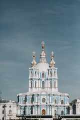 Elements of architecture of historical buildings. The Streets Of St. Petersburg. Temples and...