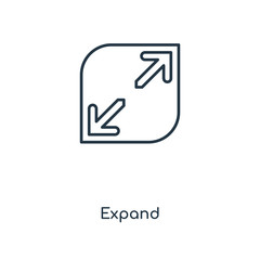 expand icon vector